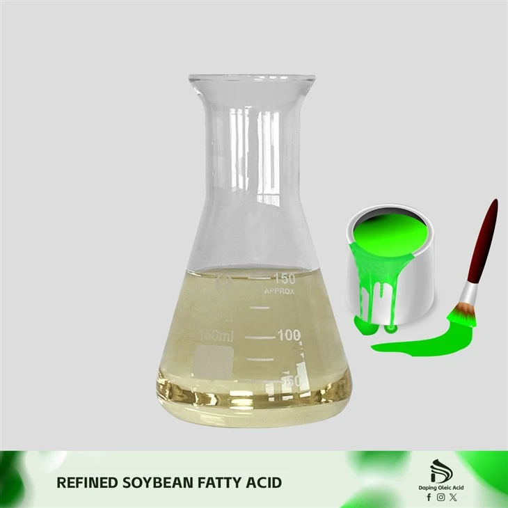 Hydrolyzation Distilled Soya Fatty Acid(SOFA)IV120-147 For Alkyd Resin China Supplier